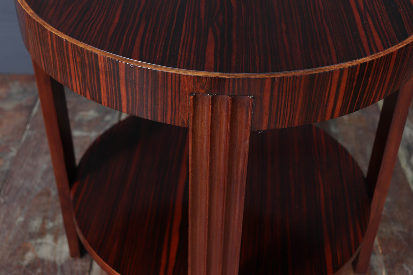 French Art Deco Macassar Ebony Table