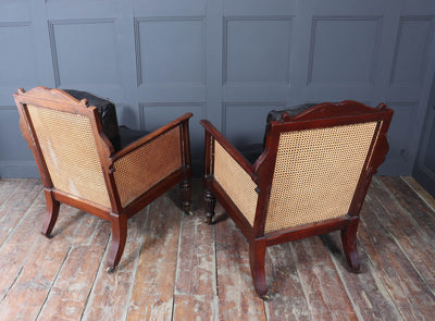 Pair of Regency Library Arm Chairs