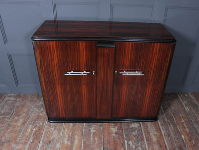 French Art Deco Sideboard in Macassar Ebony