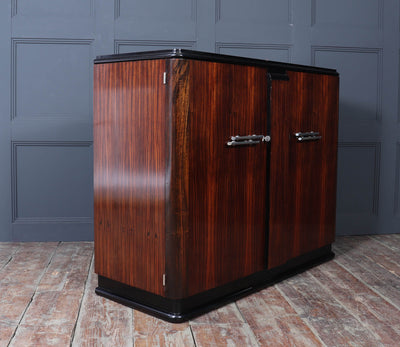 French Art Deco Sideboard in Macassar Ebony