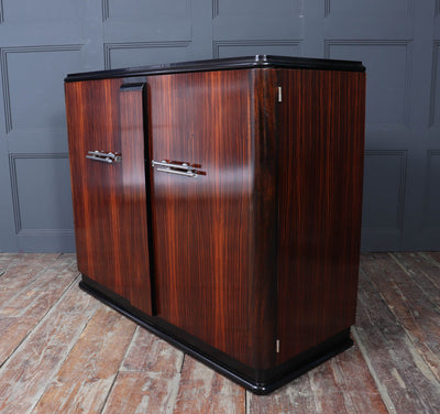 French Art Deco Sideboard in Macassar Ebony