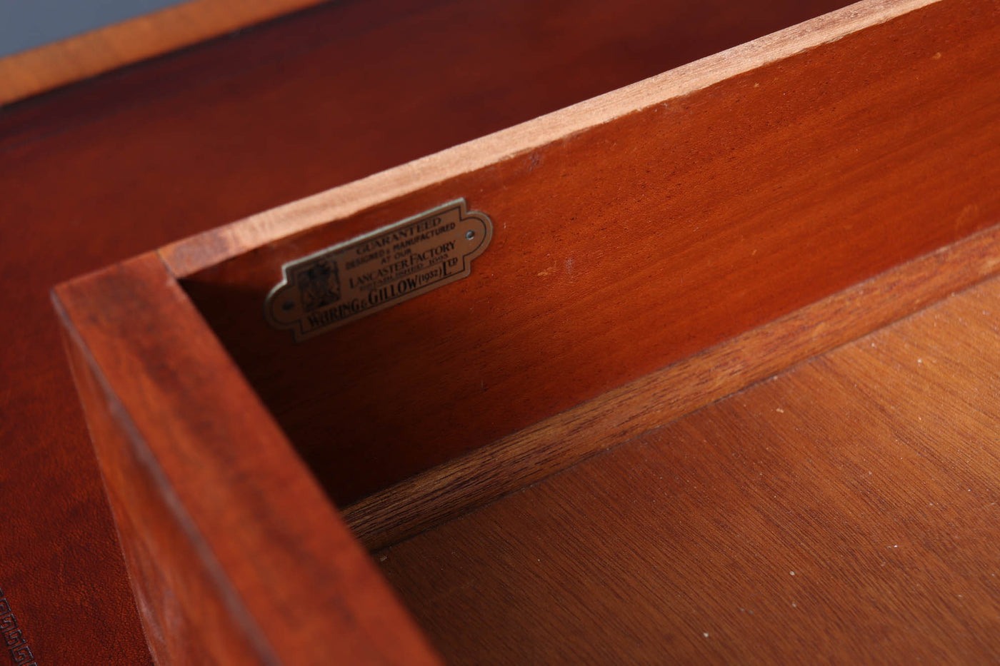 Art Deco Walnut Desk by Waring and Gillows