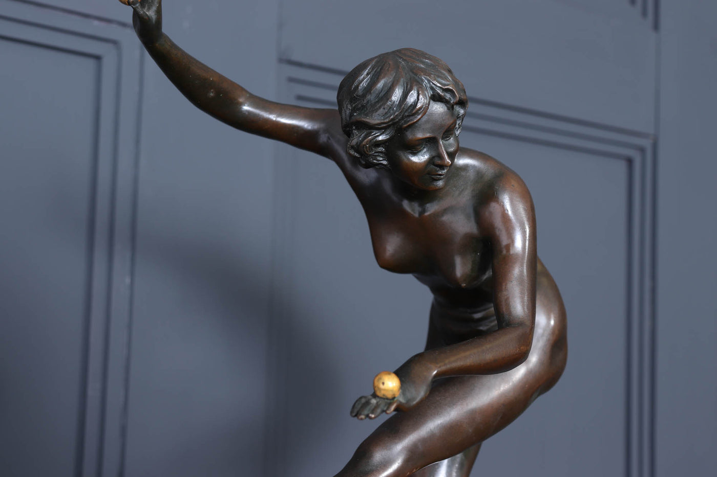 French Art Deco Bronze Sculpture of the Juggler