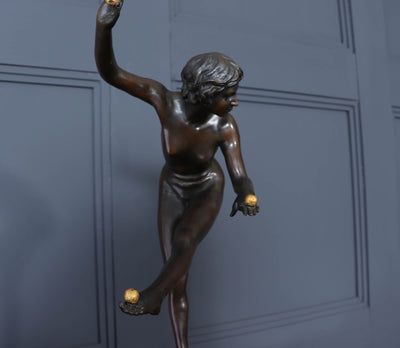 French Art Deco Bronze Sculpture of the Juggler