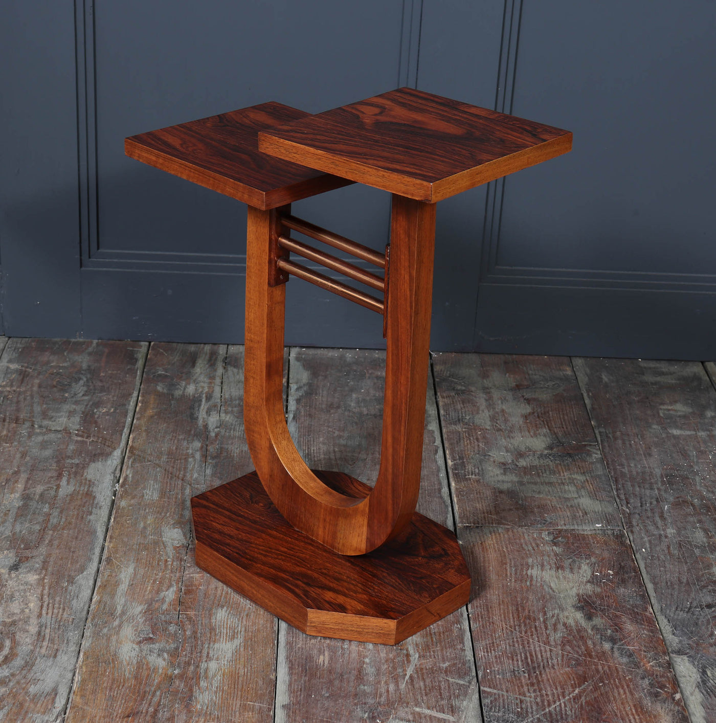 French Art Deco Two Tier Plant Stand Table