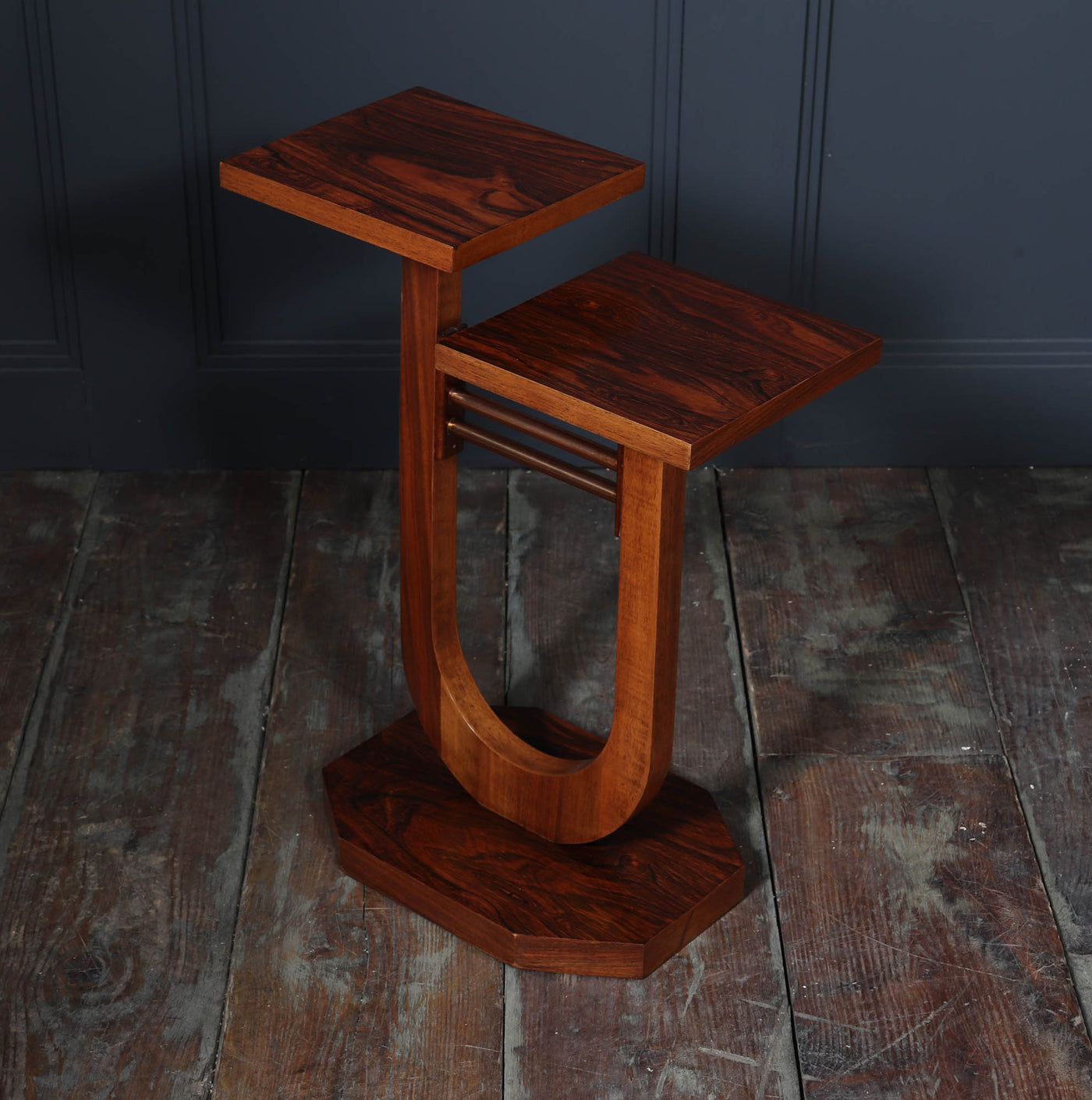 French Art Deco Two Tier Plant Stand Table