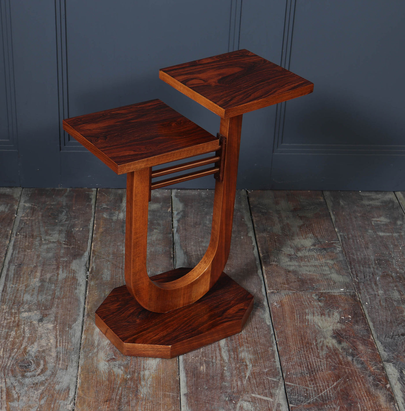 French Art Deco Two Tier Plant Stand Table