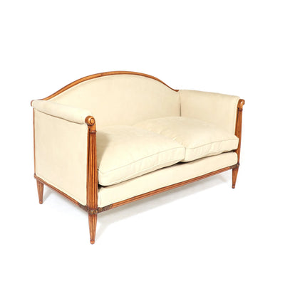 French Art Deco Sofa in the Manner of Maurice Dufrene side