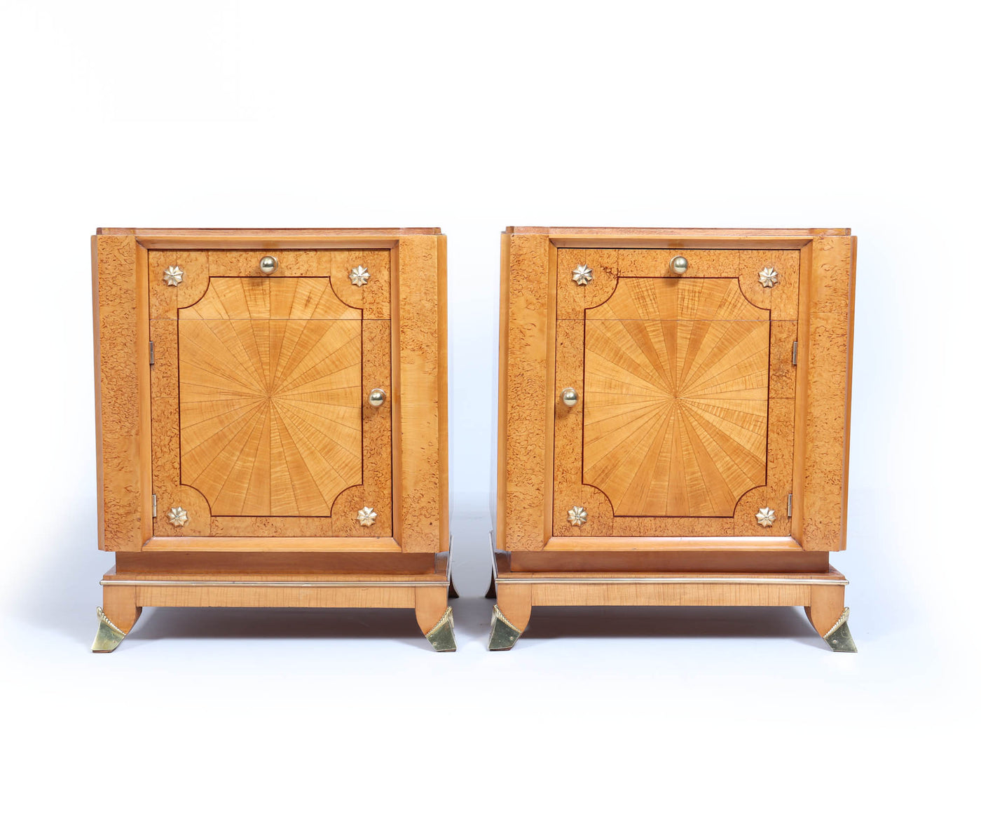 Pair Of French Art Deco Bedside Cabinets