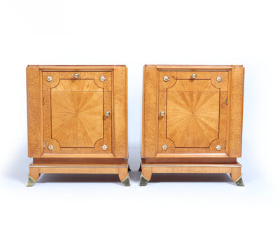 Pair Of French Art Deco Bedside Cabinets