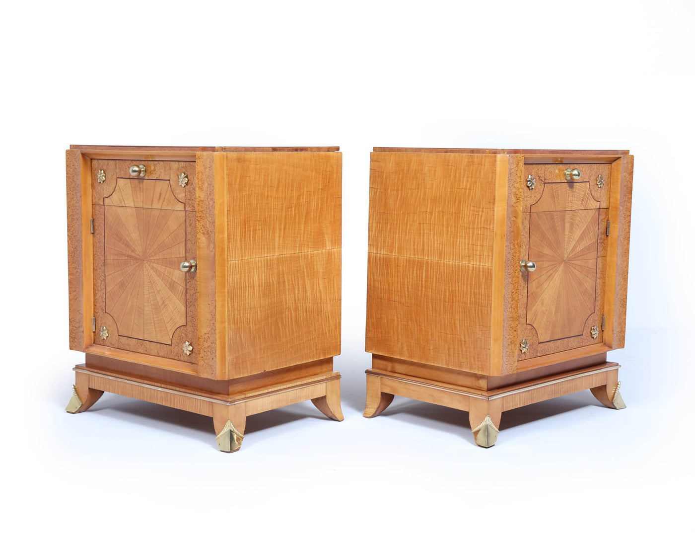 Pair Of French Art Deco Bedside Cabinets