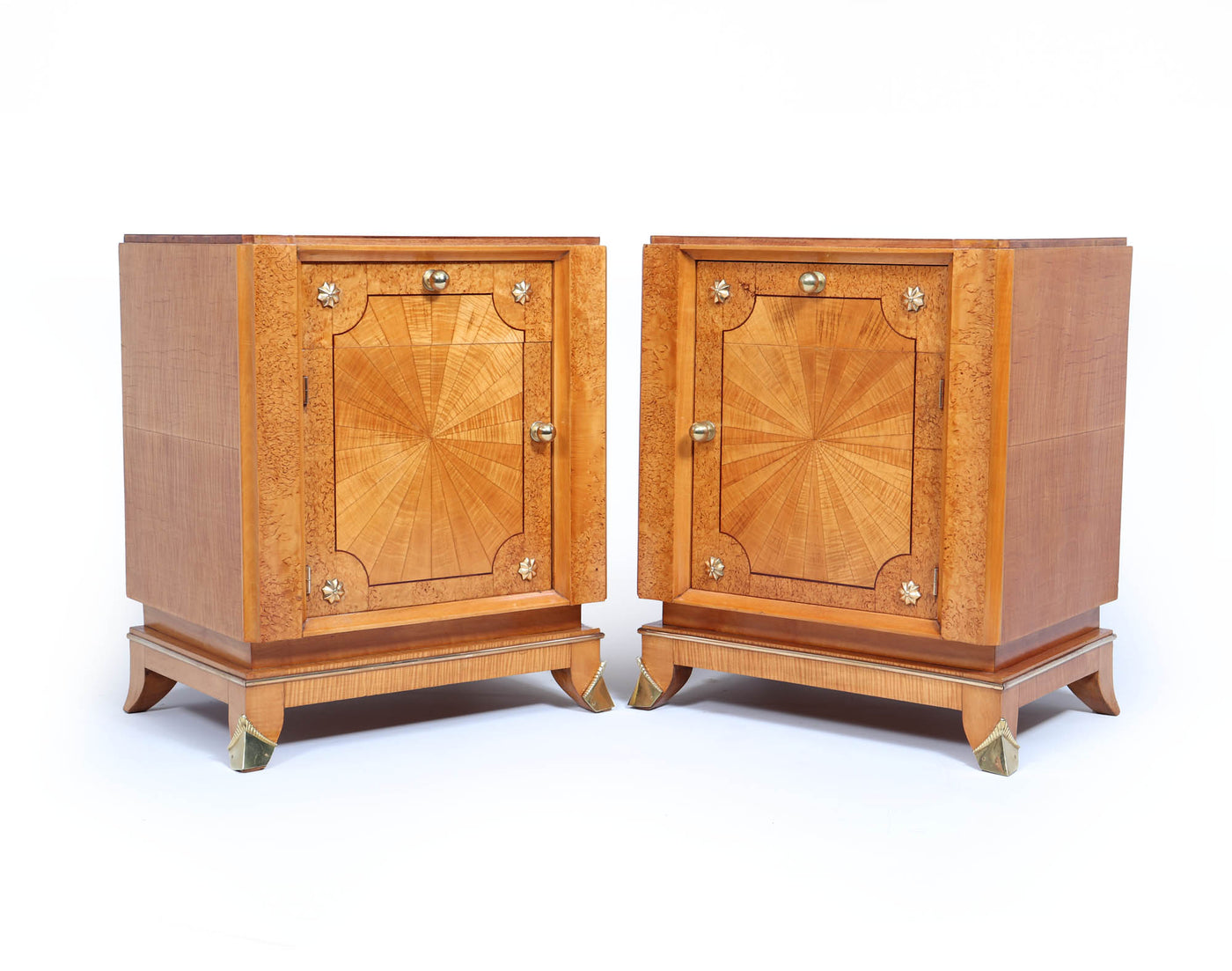 Pair Of French Art Deco Bedside Cabinets