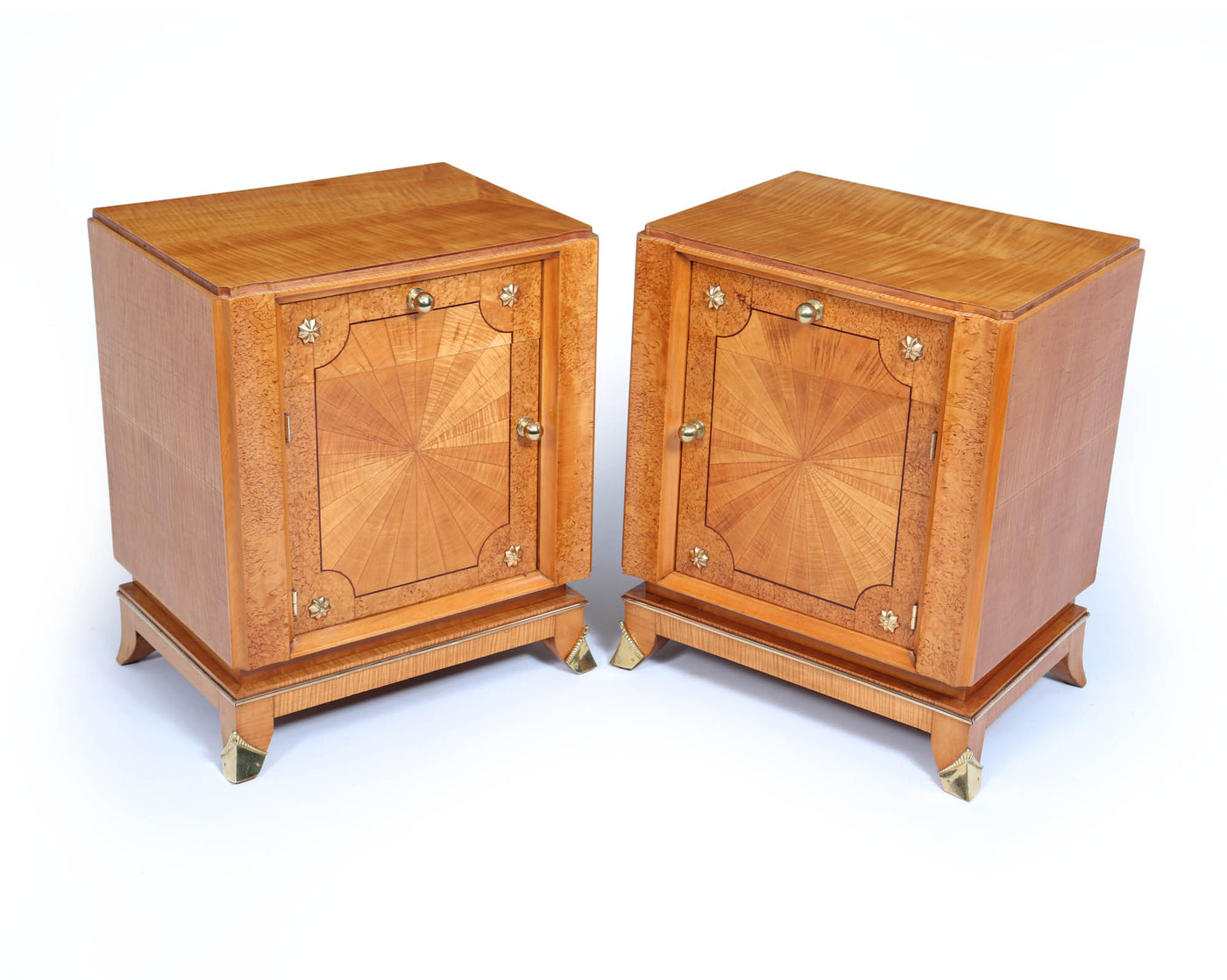 Pair Of French Art Deco Bedside Cabinets