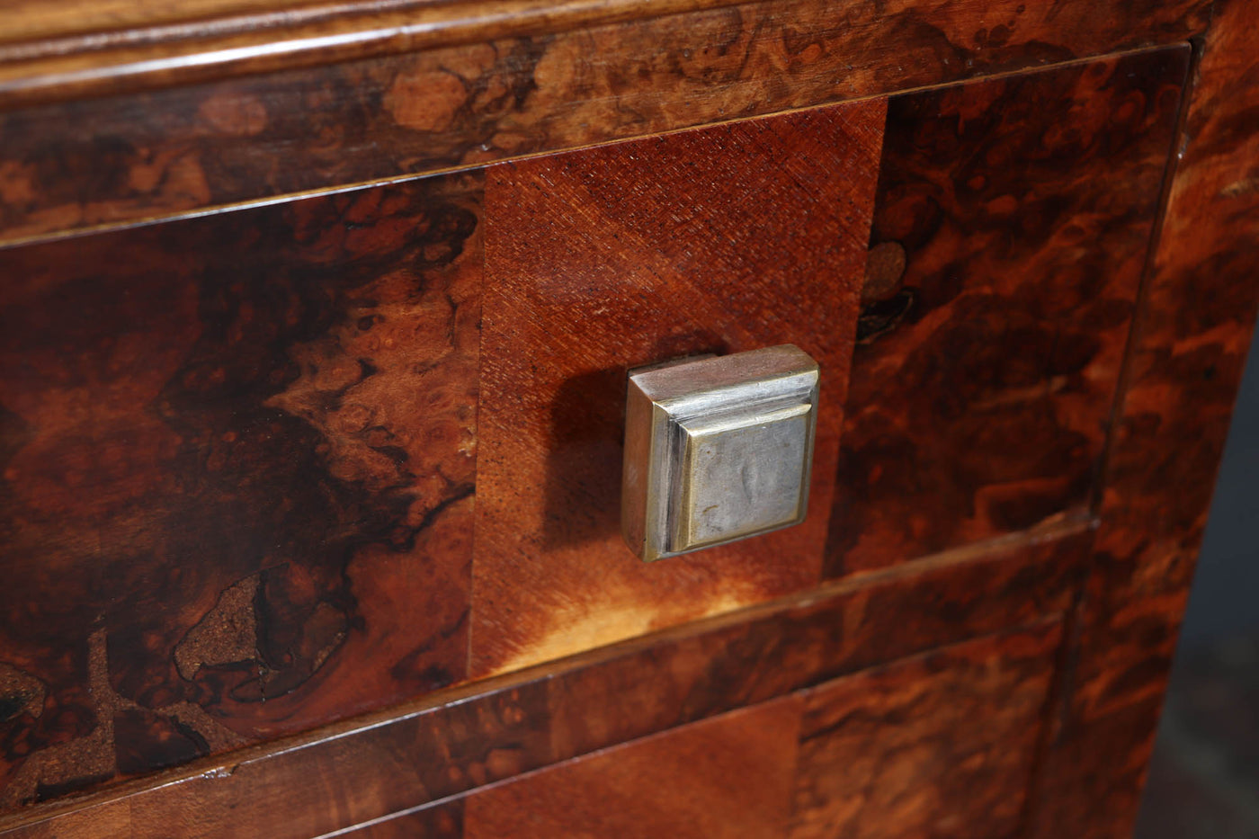 Burr Walnut Art Deco Chest of Drawers