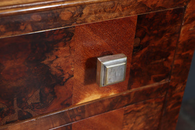 Burr Walnut Art Deco Chest of Drawers