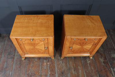 Pair Of French Art Deco Bedside Cabinets