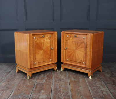 Pair Of French Art Deco Bedside Cabinets