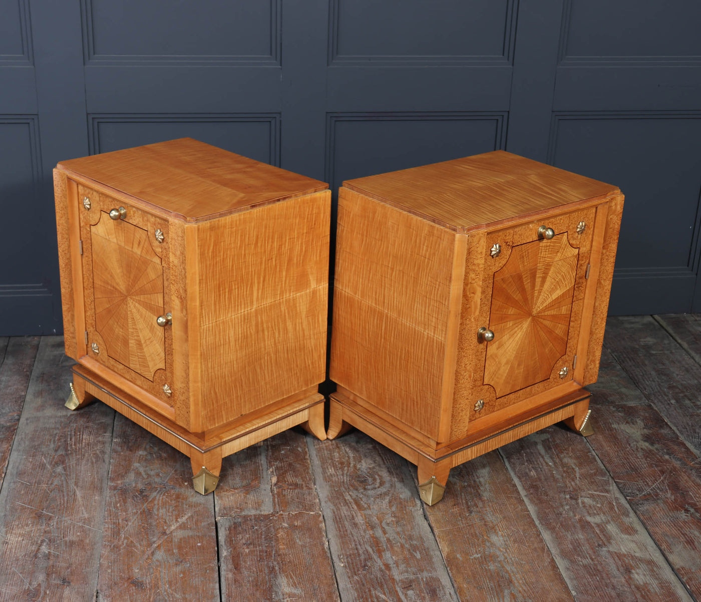 Pair Of French Art Deco Bedside Cabinets