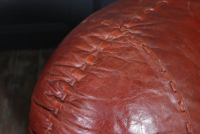 Pair of Lounge Chairs in Leather by Sapporo for Mobil Girgi, Italy 1970