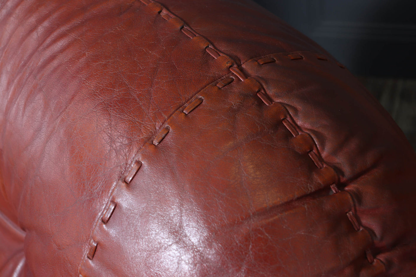 Pair of Lounge Chairs in Leather by Sapporo for Mobil Girgi, Italy 1970