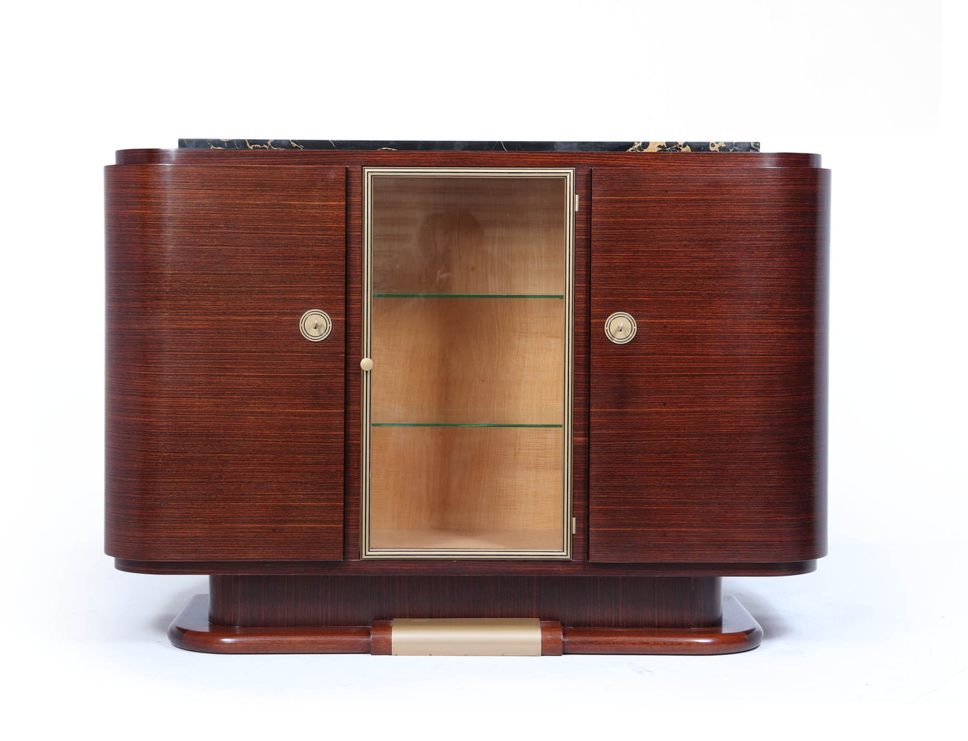 French Art Deco sideboard with Marble top c1925