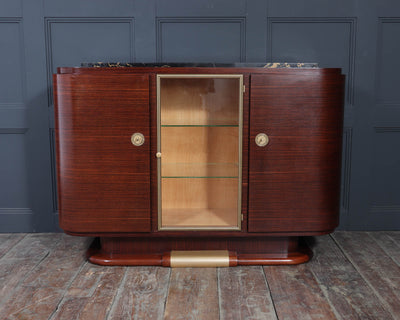 French Art Deco sideboard with Marble top c1925