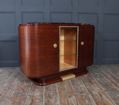 French Art Deco sideboard with Marble top c1925