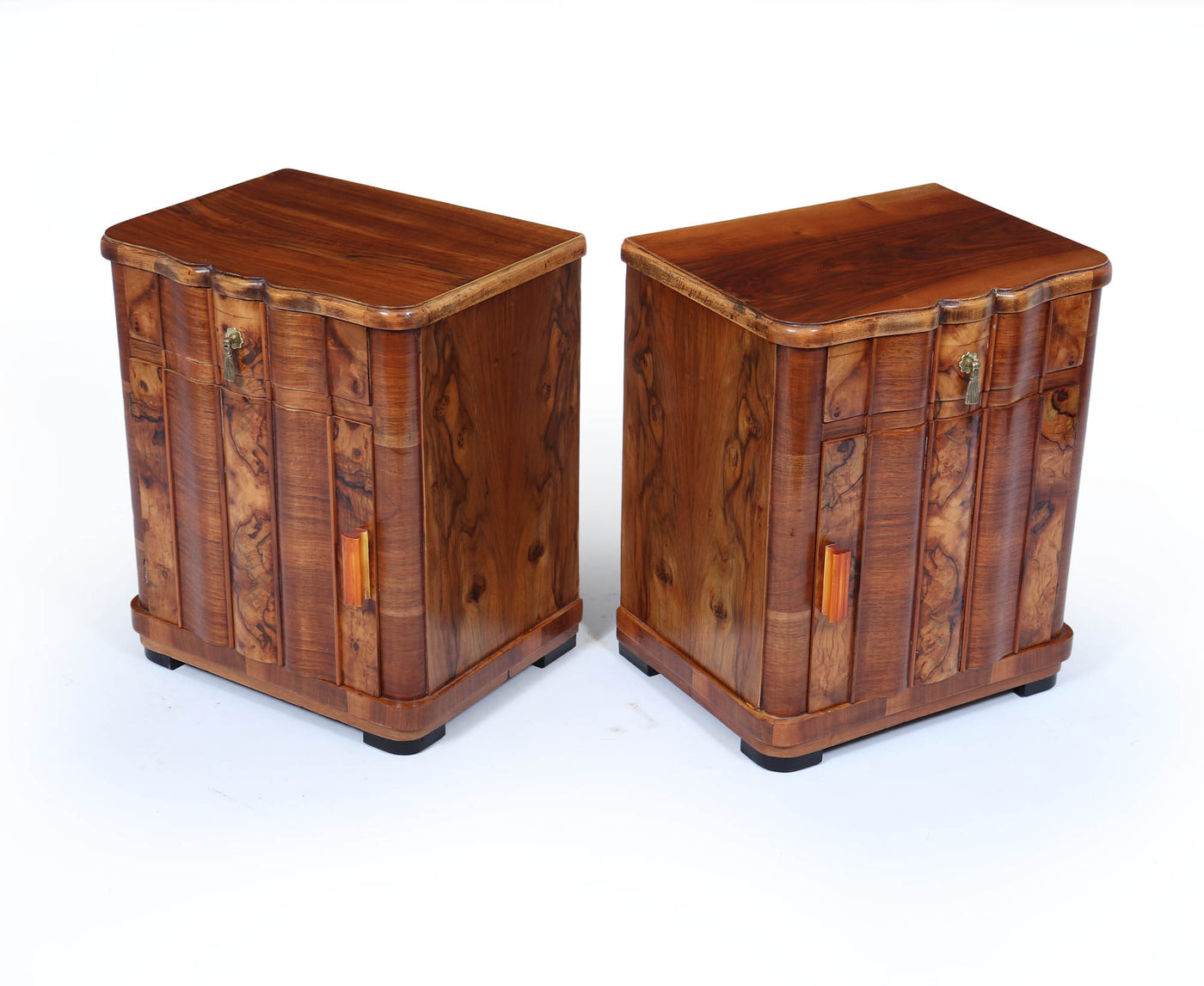 Italian Art Deco Bedside Cabinets