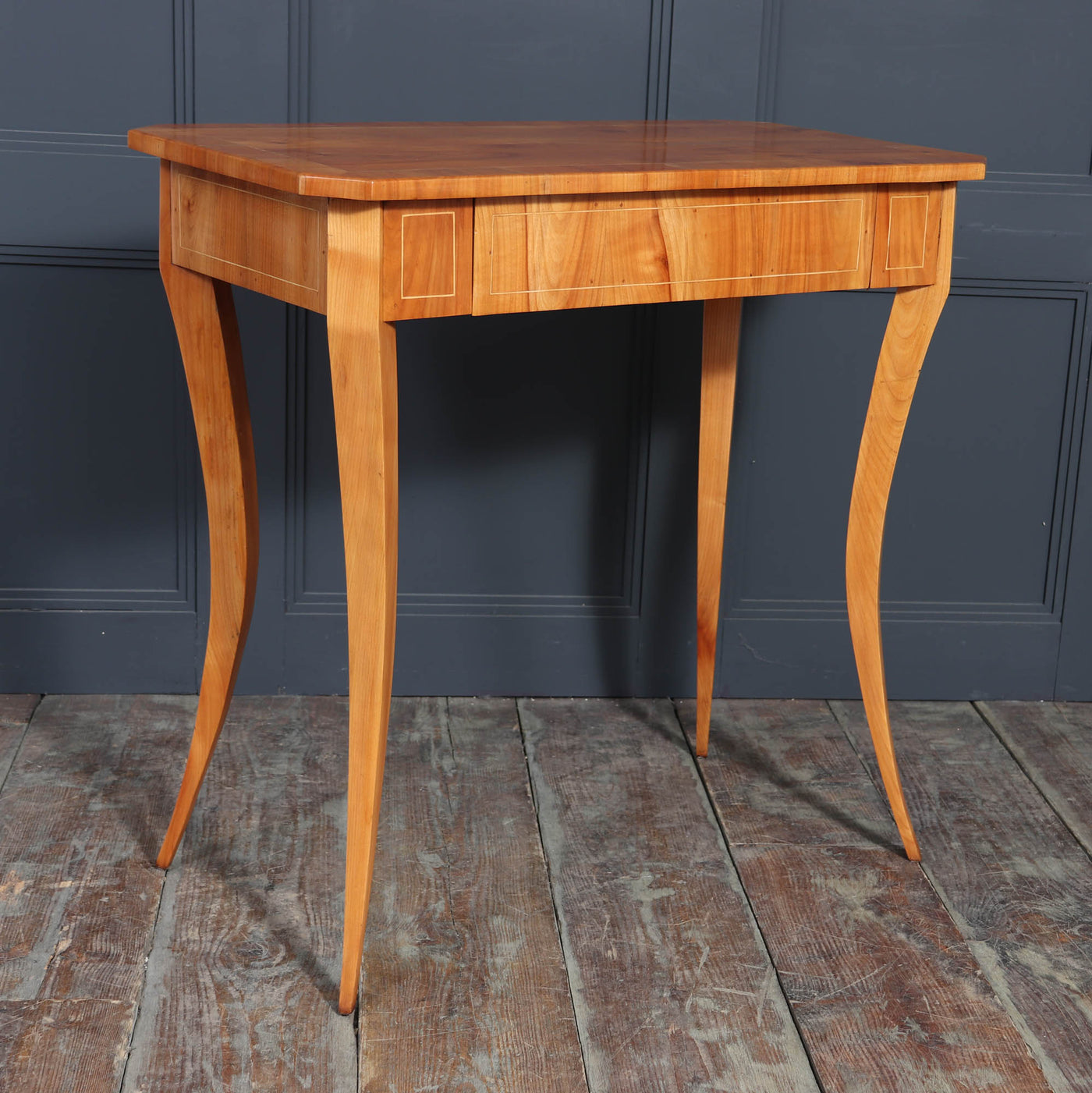 Biedermeier Console Table in Cherry