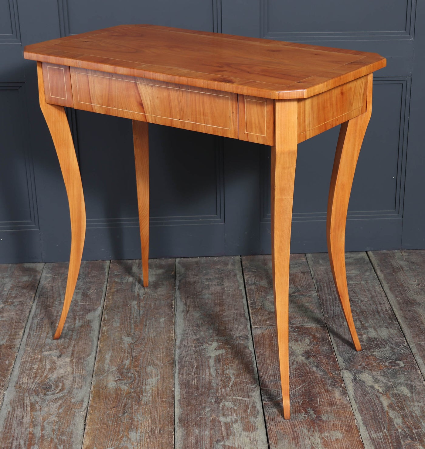 Biedermeier Console Table in Cherry