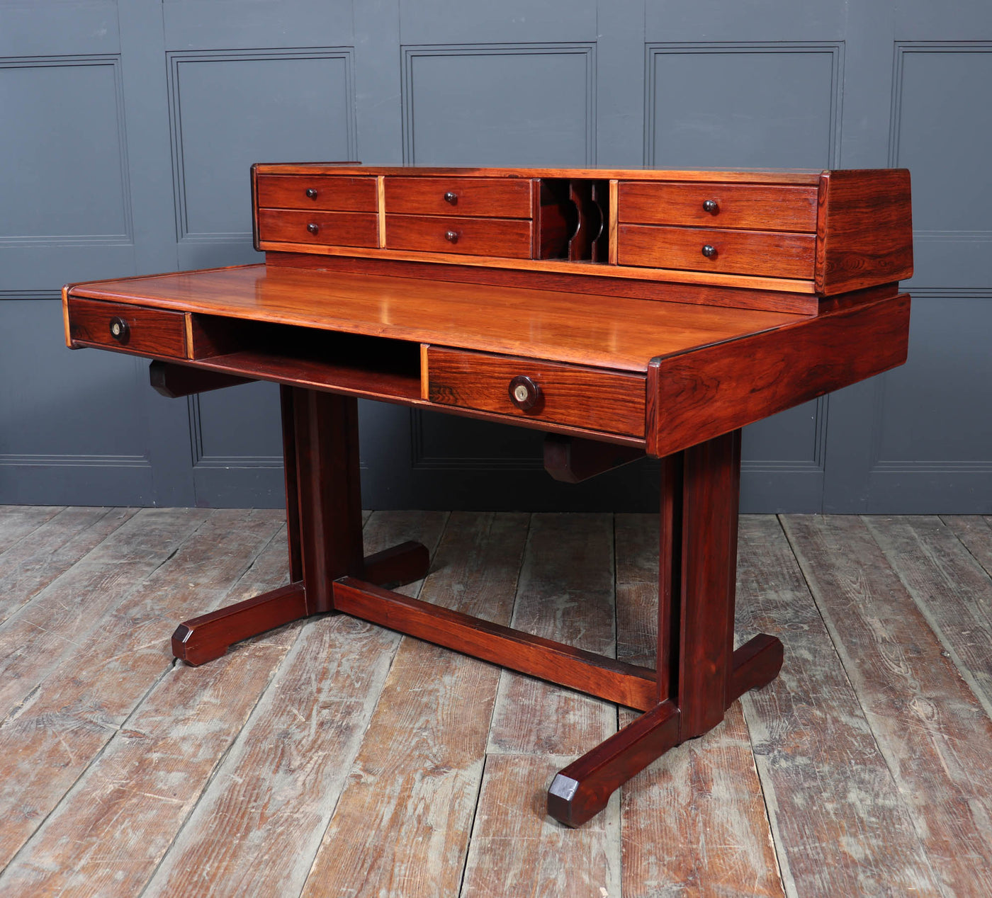 Mid Century Italian Desk by Frattini