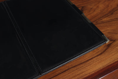 Stitched Leather Desk pad by Jacques Adnet