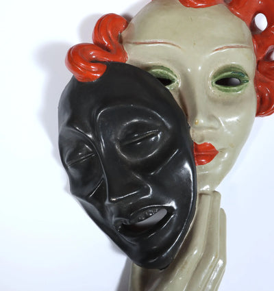 Art Deco Wall Mask by Ernst Webber