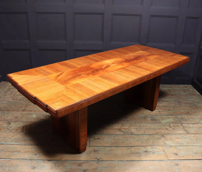 Art Deco Walnut Dining Table