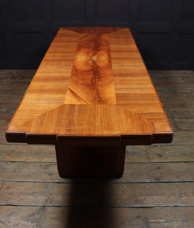 Art Deco Walnut Dining Table