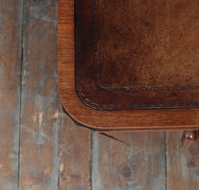 English Art Deco Desk in Walnut