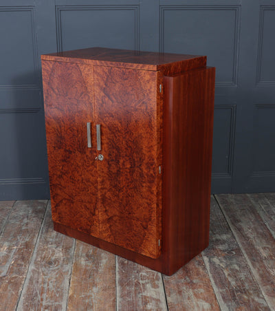 French Art Deco cabinet in Thuya