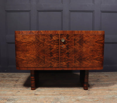 French Art Deco Walnut and Macassar Sideboard