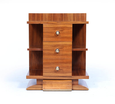 Art Deco Bedside Cabinet in Walnut
