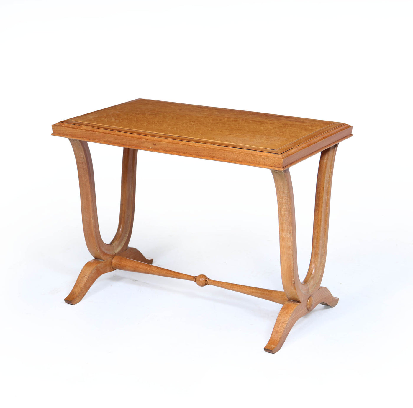 Art Deco Bird’s-Eye Maple Side Table c. 1930s