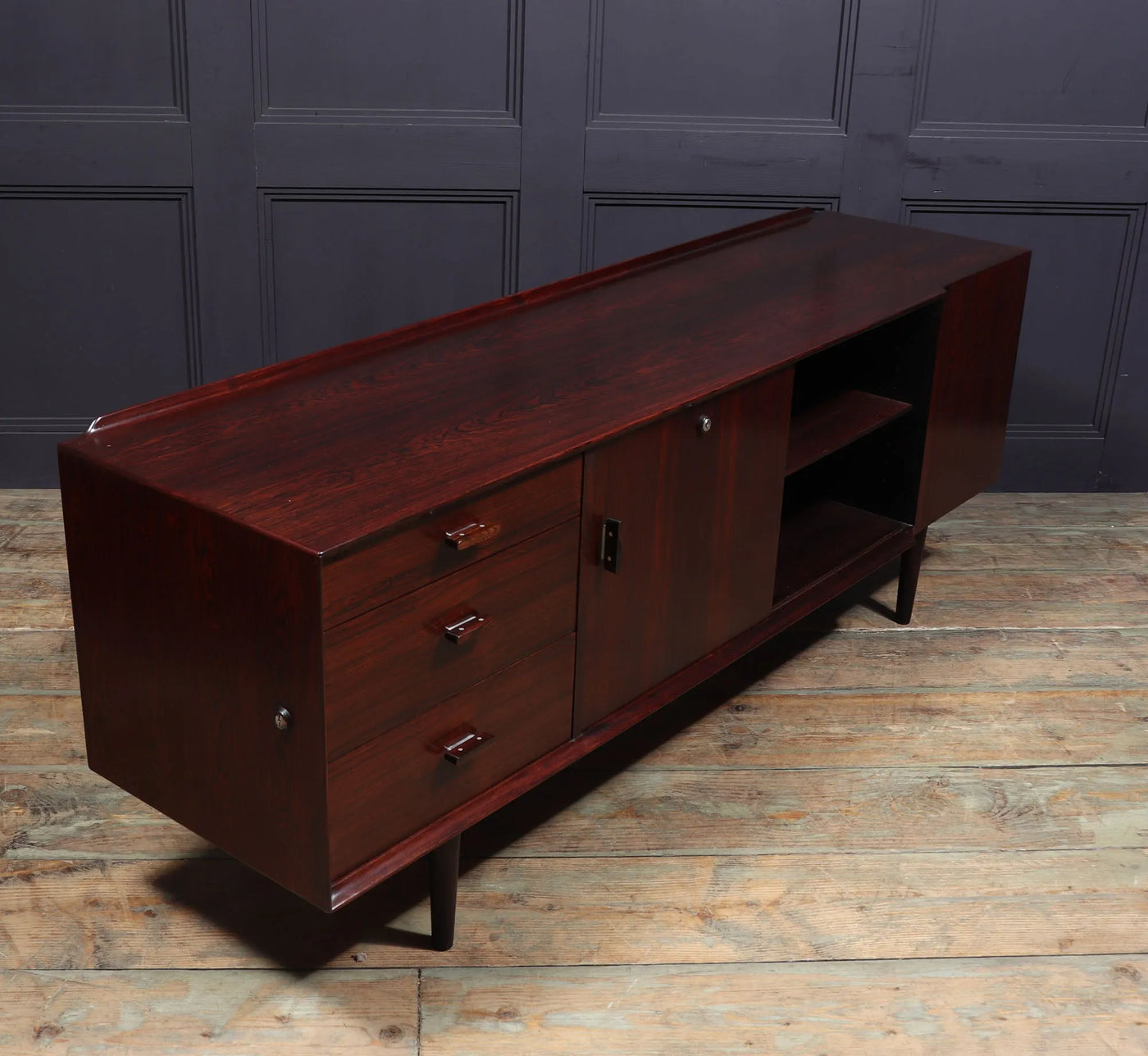 Mid Century Danish Rosewood Sideboard by Arne Vodder