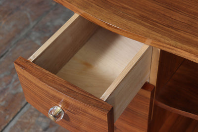 Art Deco Bedside Cabinet in Walnut