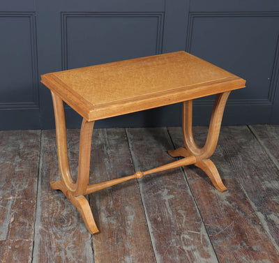 Art Deco Bird’s-Eye Maple Side Table c. 1930s