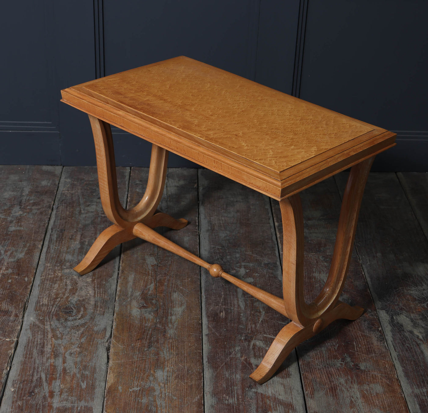 Art Deco Bird’s-Eye Maple Side Table c. 1930s