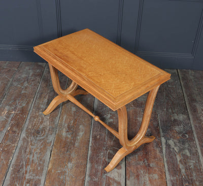 Art Deco Bird’s-Eye Maple Side Table c. 1930s