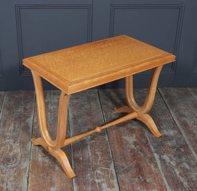 Art Deco Bird’s-Eye Maple Side Table c. 1930s