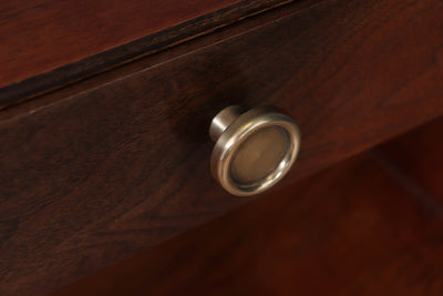 Pair of Art Deco Walnut Bedside Cabinets