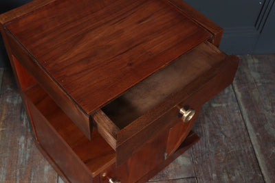 Pair of Art Deco Walnut Bedside Cabinets