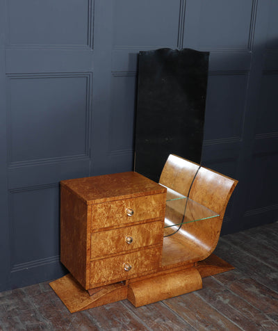 Art Deco Burr Maple Dressing Table