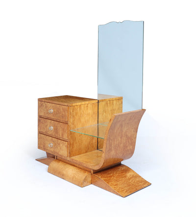 Art Deco Burr Maple Dressing Table